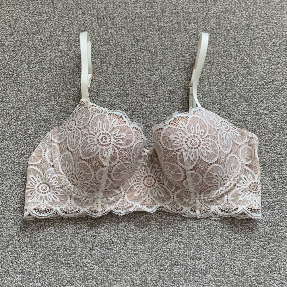 Aerie Real Power Lace Balconette Bra